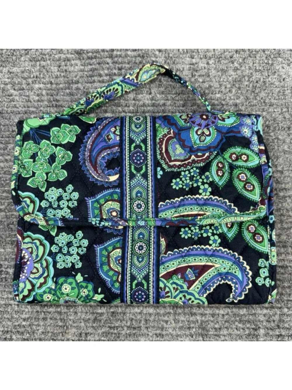 Vera Bradley Small Hanging Travel Organizer Blue Rhapsody Pocket Makeup Jewlery
